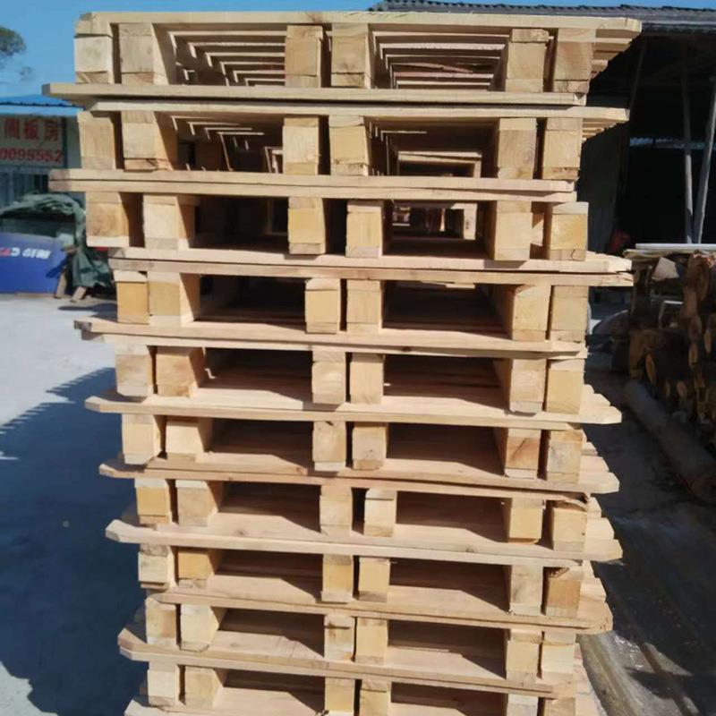 实木板物GUS流木托盘叉车底托实盘木栈板托盘胶合木切角实欧板托