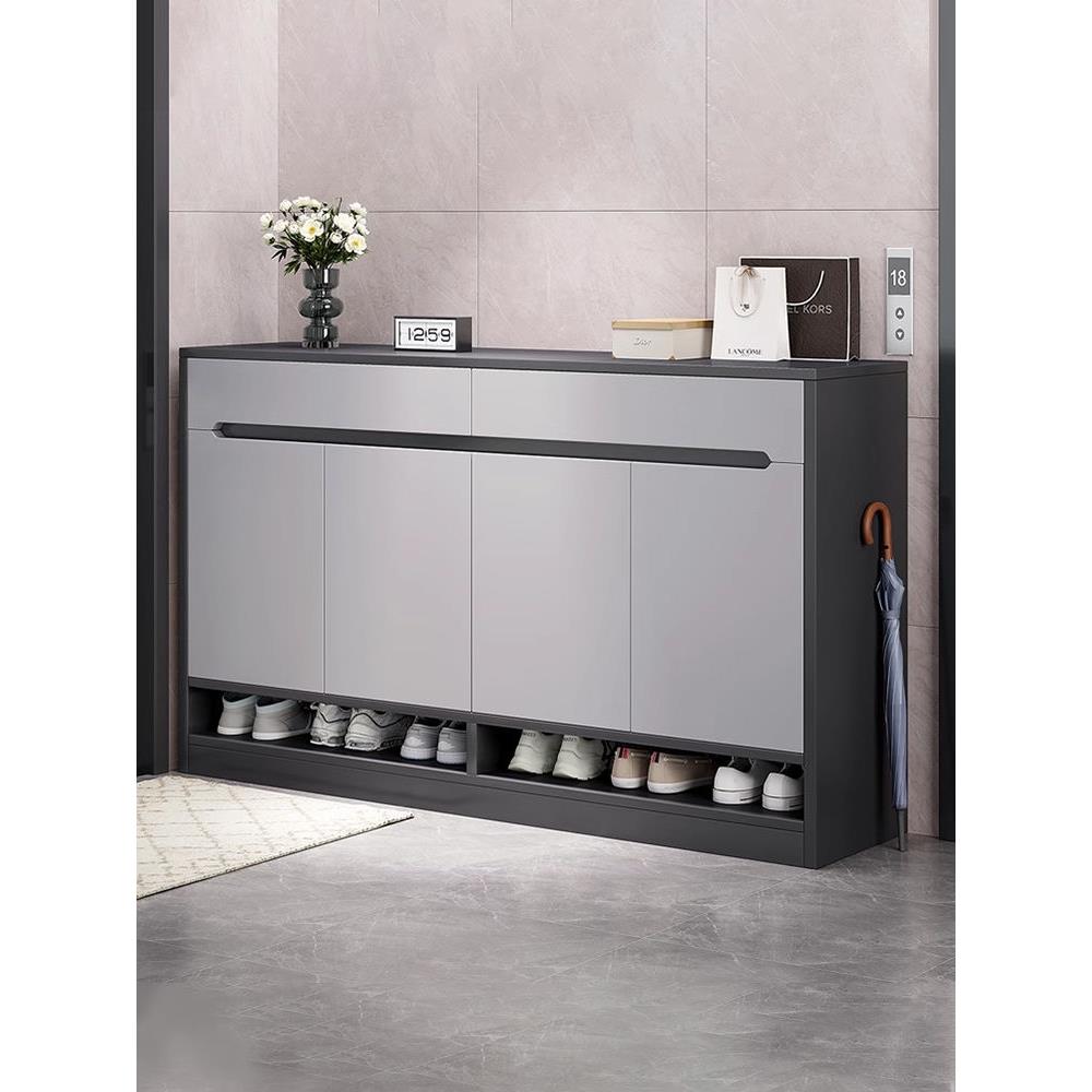 鞋柜家用门口GQU外楼道户玄关柜款2024新爆走廊入简款易收纳储物