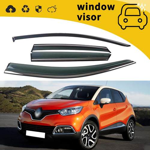 适用于15款雷诺卡缤雨挡车门晴雨挡车窗雨眉挡雨板改装饰