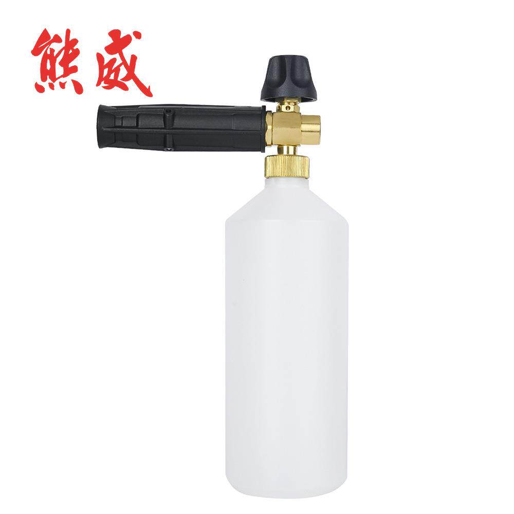 高压清洗机泡沫喷壶家用商用洗车水枪泡沫喷枪PA壶