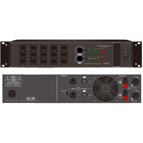 Famousound蜚声功放A-202A204A206A208A210A2122通道后级