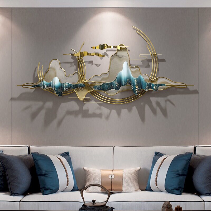 铁艺挂饰墙面装饰画壁画壁挂沙发背景装饰画卧室床头挂画工厂批发