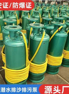 BQS400-180/3-315KW防爆泵1140v660v泥浆泵矿用隔爆型潜水排沙泵