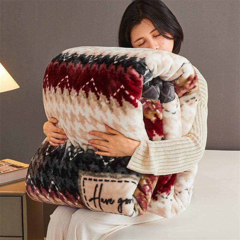 加厚双层拉舍尔毛毯A类双面加绒毯子冬季保暖速热被子盖毯7斤,纺织面料/辅料/配套,纺织机械配件,淘宝优惠券,粉丝福利购,淘宝优惠卷