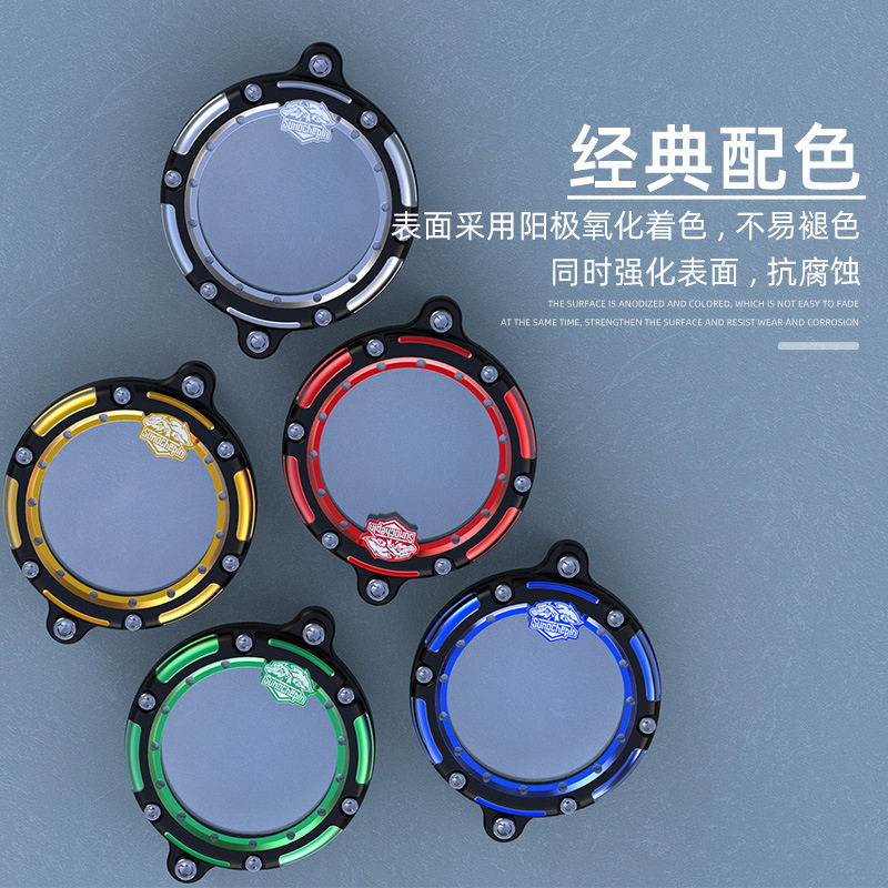 速摩车品幼兽CC110改装透明发动机边盖电磁缸盖正时盖气门装饰盖