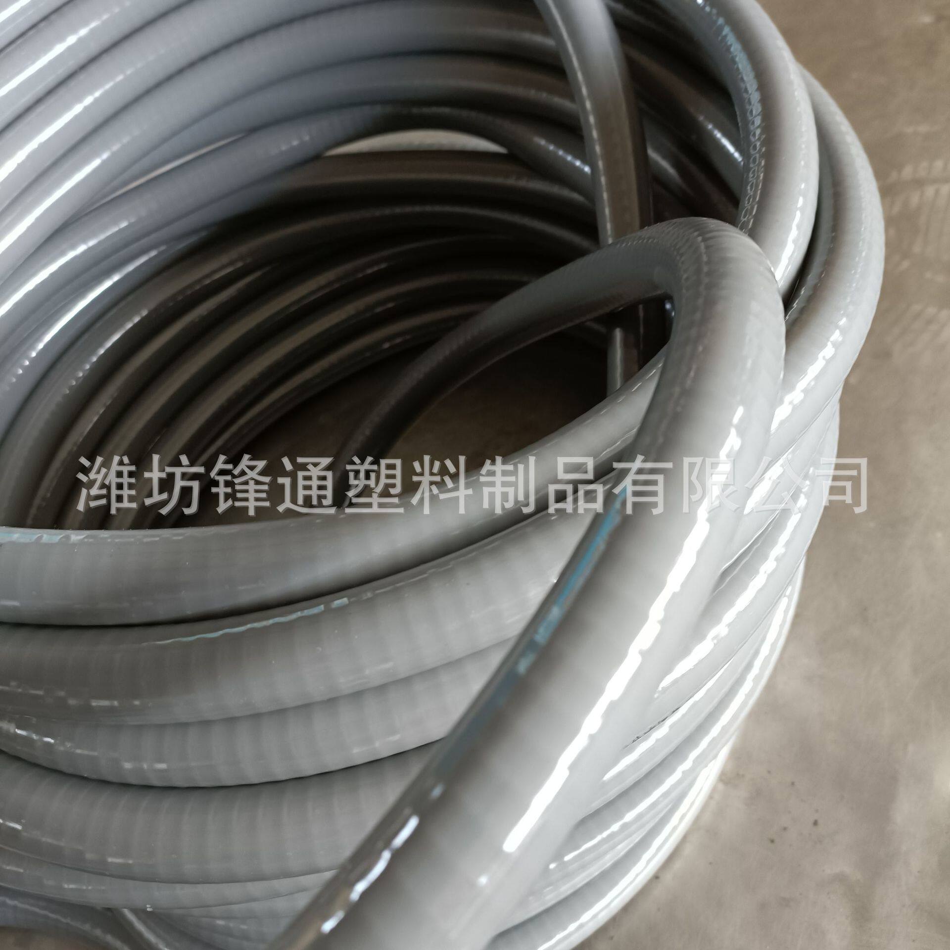 pvc灰色钢丝管木工吸风尘管抽油排污通风波纹管工业除尘增强软管