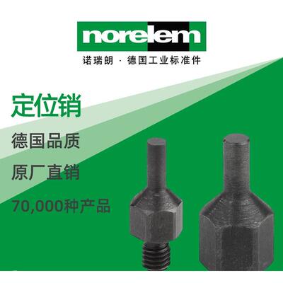 norelem德国原厂诺瑞朗NLM02027定位销带内/外螺纹针形