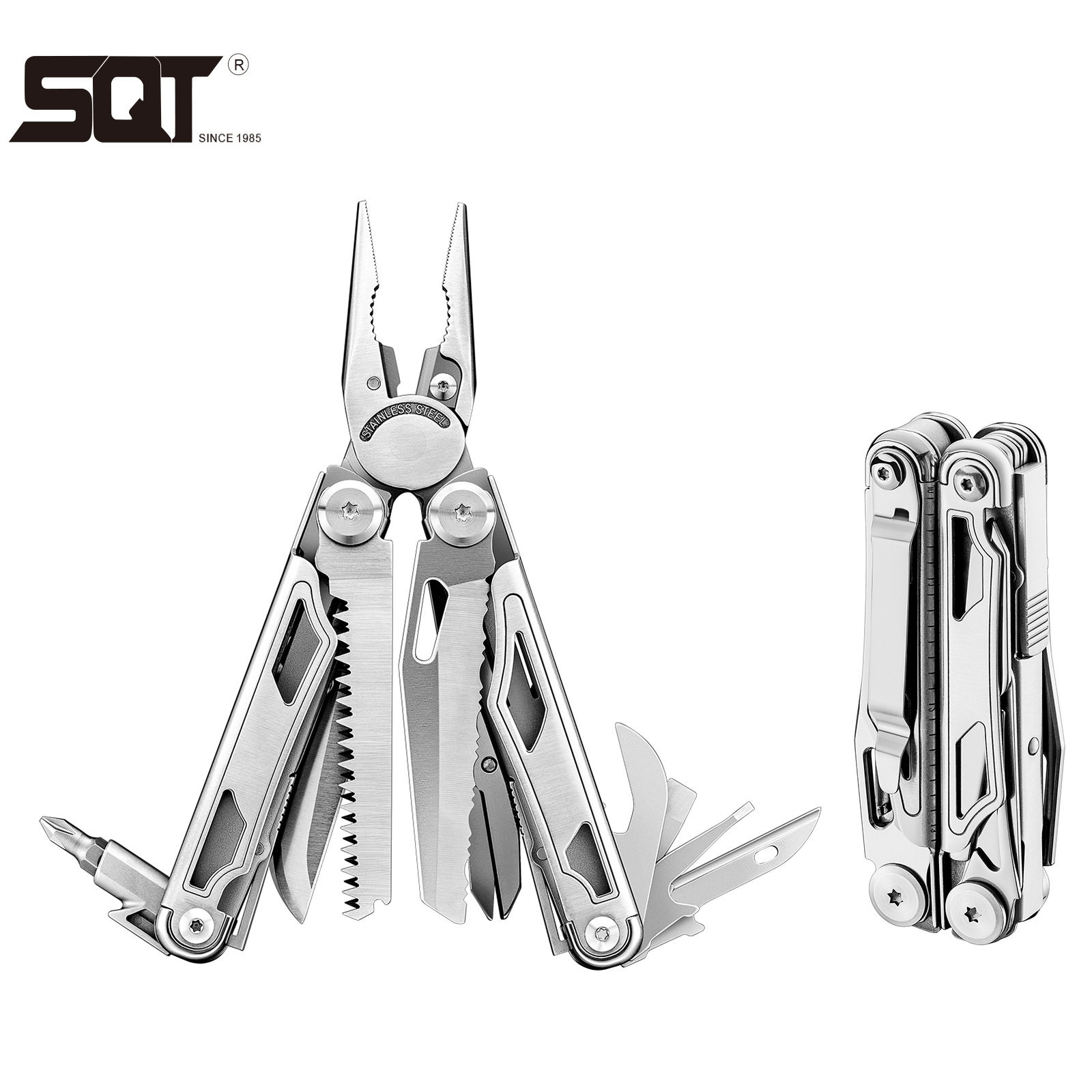 SQT顺全MQ22多功能钳可更换钳剪线刀片户外组合多用工具跨境热卖