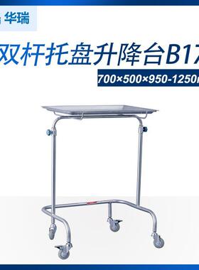 南京华瑞不锈钢双杆托盘升降台B173III型700×500×950-1250mm