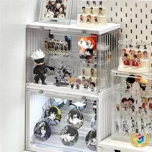 ?痛子桌EMC小痛唧柜吧展示架谷纳盒桌面宿舍收纳展收示柜展示盒置