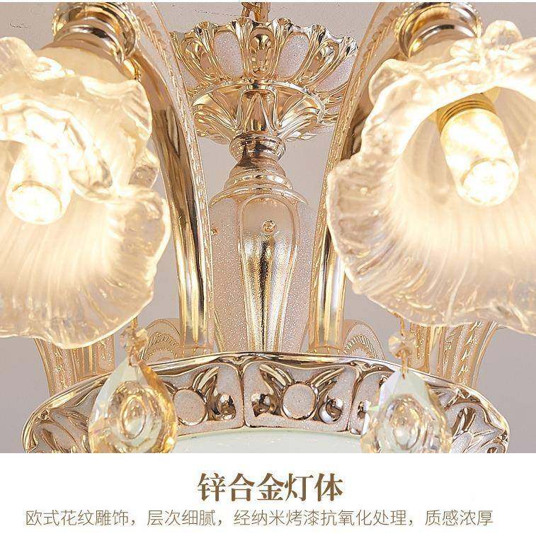 欧613式吊灯客厅灯朝下用灯大气家用大灯简欧餐厅厅卧室吸吊两房
