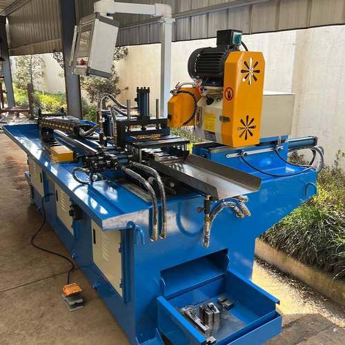 不锈铜铁铝管心圆实棒伺服全自动钢横切机方管伺服YLZ横切割机现