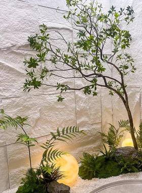 精品马醉木造景绿植窗室植内物仿真假153135树树装饰大型榕树橱简