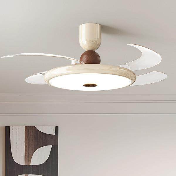 光谱奶油风扇灯年新款护眼能隐形160电扇灯智一体吊扇餐风厅全灯,家装灯饰光源,风扇灯,淘宝优惠券,粉丝福利购,淘宝优惠卷