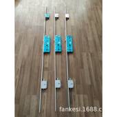 不锈钢指纹锁智能锁双快双活防盗门6068通体通边锁长锁连体锁体