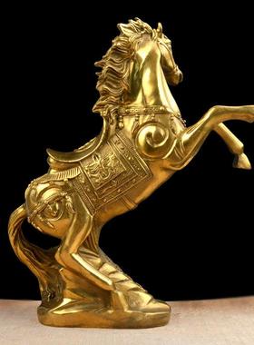 德缘居铜马成功工摆件立YXU马十二生马家居客厅到办公室肖艺品