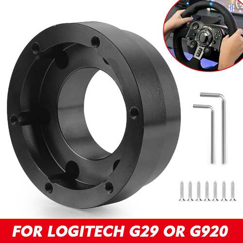 改装赛车游戏方向盘底座转接器垫块适用于罗技G29G920G92370MM