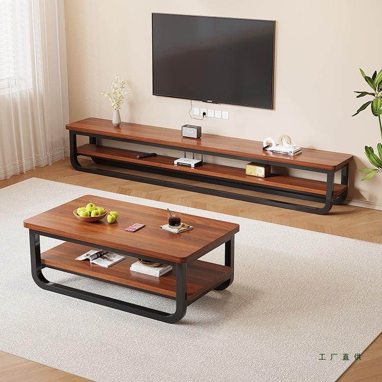 茶几客厅家用2025新款简约小户型轻奢感双层实木电视柜组合,农用物资,其他肥料,淘宝优惠券,粉丝福利购,淘宝优惠卷