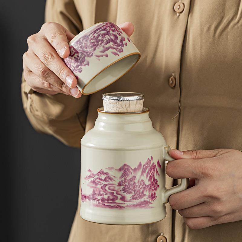 汝窑茶具2024新款大容量小暖壶家用保温瓶陶瓷泡茶杯办公室焖茶壶,工业油品/胶粘/化学/实验室用品,其他实验室设备,淘宝优惠券,粉丝福利购,淘宝优惠卷