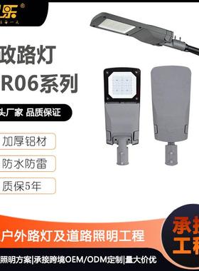 直销LED路灯ENEC、CB30W-240W户外防雨防雷路灯压铸铝路灯头