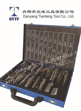 厂价直销202PC高速钢镀钛麻花钻钻头铁盒包装