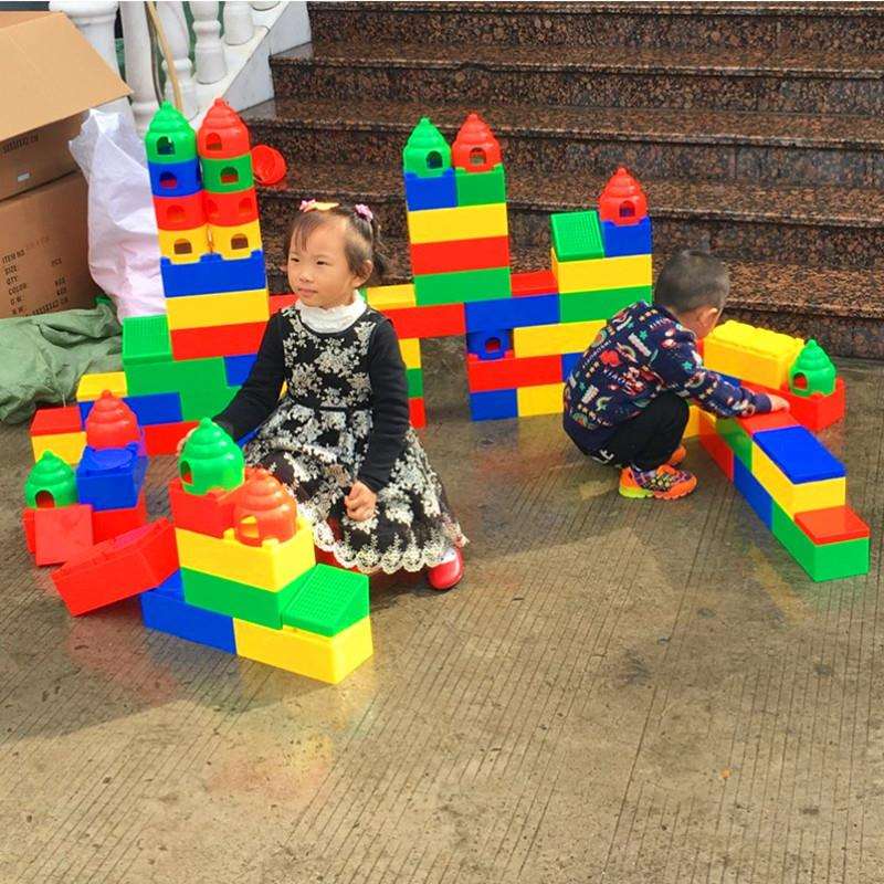 幼儿园大积木塑料玩具拼搭益智城堡乐园早教儿童游乐场大型过家家