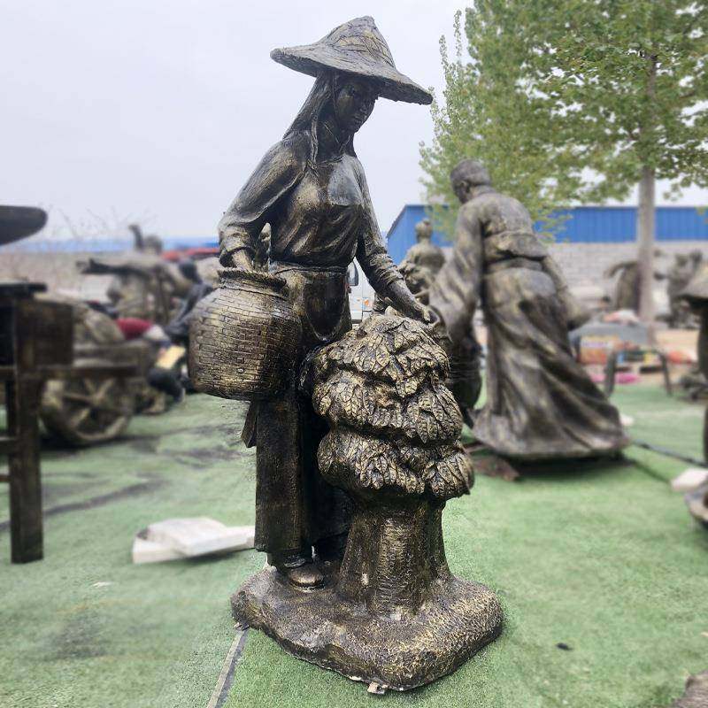 制茶雕塑茶圣陆羽大型玻璃钢雕塑采茶喝茶茶馆文化仿铜人物摆件,农用物资,其他肥料,淘宝优惠券,粉丝福利购,淘宝优惠卷
