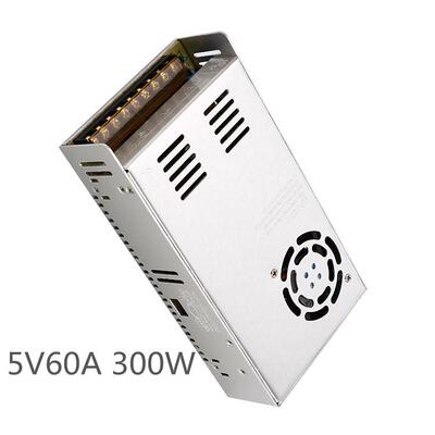 工厂5V60A开关电源5V300W显示屏广告牌发光字灯带5V电源