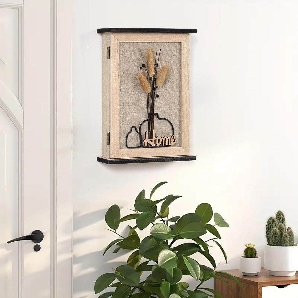 2025壁挂钥匙收纳盒玄关挂钩汽车钥匙带锁入户防尘收纳盒新品,节庆用品/礼品,新娘配件,淘宝优惠券,粉丝福利购,淘宝优惠卷