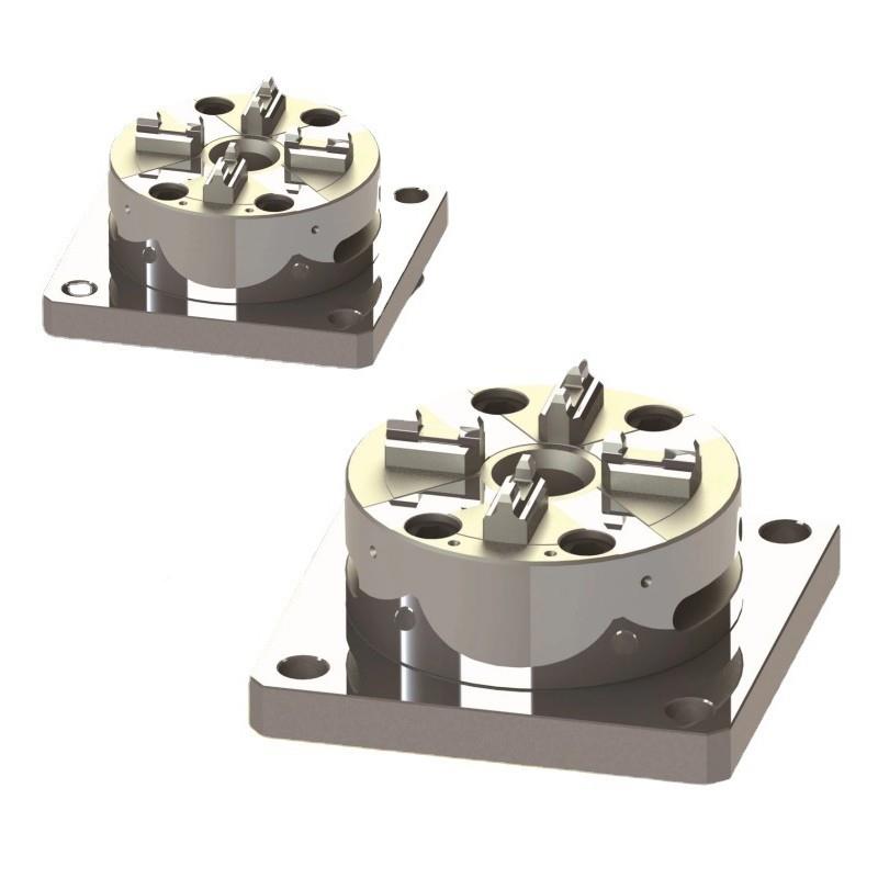 定位VAU动卡火盘现货花机气动卡盘快速精准定位气定位气动卡盘