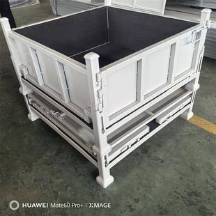 汽车零部件金属铁箱防撞箱E棉VA泡金无品牌 属周转双面门开带盖周