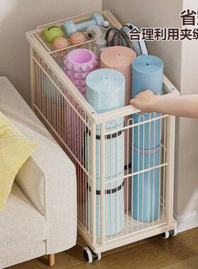 旋转可移动瑜伽器多家用途垫收SK202505纳车置物架居材收纳筐手推