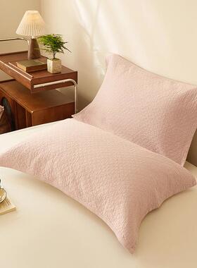 可固定枕巾纯棉一?对装205新款防XP7TFESp头油枕头布巾纱2轻奢感