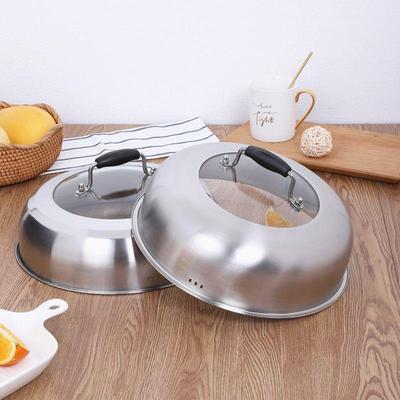 锅锅盖高拱盖加厚不无品牌/锈钢0家用27厘米28CM3盖子锅炒铁锅汤