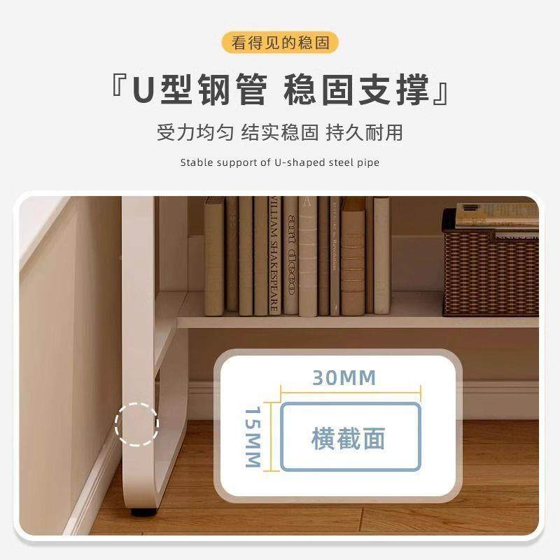 电脑桌台学式家用公桌现代简约办QUH带抽书桌桌屉椅组合卧室学生