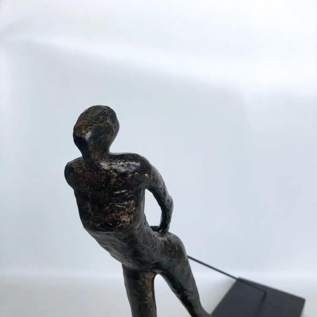 北欧书房办家装饰2品摆件树脂个性雕塑家具客厅居摆公室抽像人物