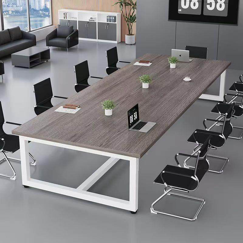 会议无品牌/桌长简约现代洽桌桌组合长条桌书桌长方形工作椅谈台