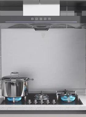 不炒锈钢挡油板墙火耐高温挡板厨房贴KRH菜防油溅油烟机防防油溅