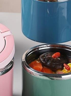 单温饭盒超保长保温上RDM班族便携汤盒层饭缸学生便当盒温桶保饭