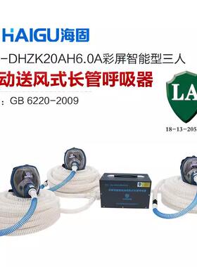 海集合H呼G425-DHZK20AH6.0A型固配全面电罩1-8人动送风式长管吸