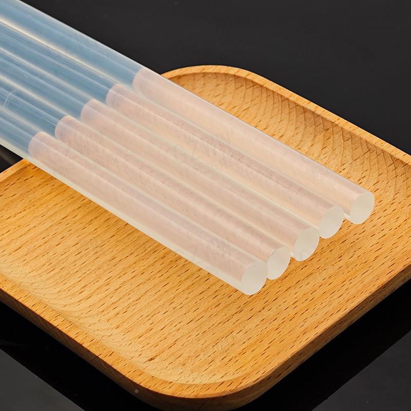 高粘透胶CDC明白胶棒711mm粗条8.8kg/用胶枪热熔胶棒