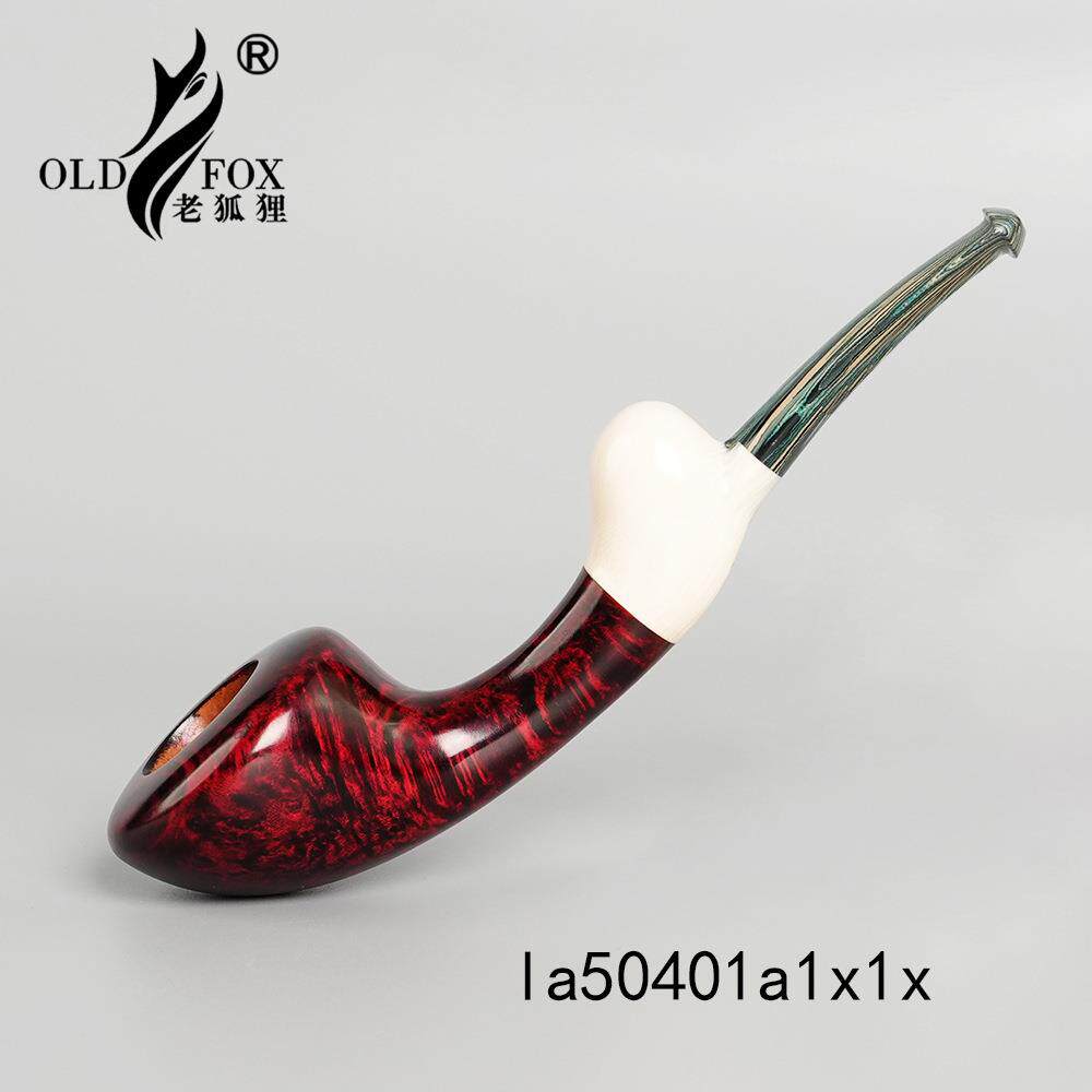 OLDFOX-老狐狸手工创意石楠木烟斗德国巴花坎嘴勺子型实木烟斗