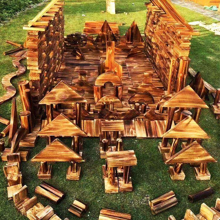 安吉户外游戏大型超大实木建构益智碳烧大积木玩具幼儿园碳化积木,农用物资,其他肥料,淘宝优惠券,粉丝福利购,淘宝优惠卷