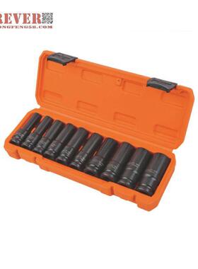 华丰巨箭10件套铬钼钢风炮长套筒组工具盒HF-81010A2套头