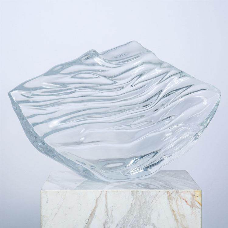 透明铂晶树脂雕塑创意抽象摆件户外艺术人物水晶胶装饰工艺品轻奢