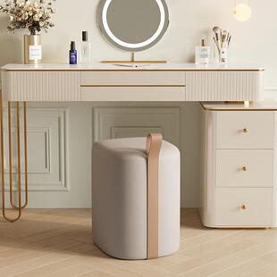 化妆凳女生卧室梳妆台椅子高级简约美甲凳顾客专用轻奢家用梳妆凳