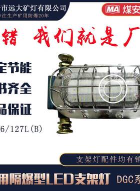 防爆型照明灯矿用隔爆型LED支架灯DGC36/127L(B)支架灯商