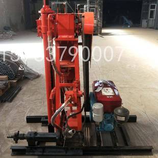 立式50地质勘探钻机便携式岩心取样设备石头取芯打爆渣孔灌浆孔