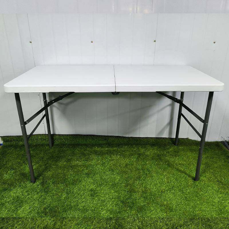 吹塑折叠桌便携式会议长条桌简易家用折叠餐桌户外地摊桌供应