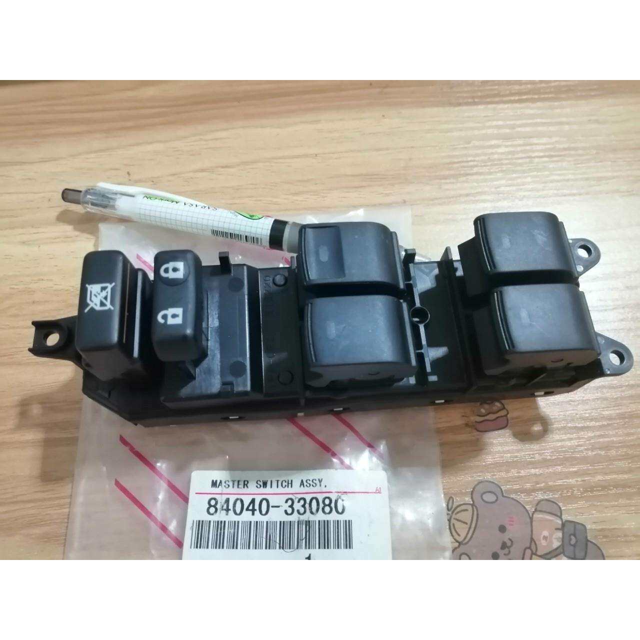纯正部品84040-33080玻璃升降器总控制开关升降总控RHDVDJ200